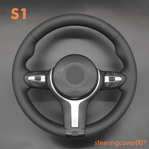 Genuine leather steering wheel - leather,